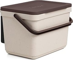 ¿Qué materiales se pueden compostar en un cubo de cocina?