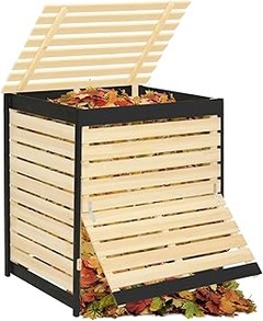 Compostadores de madera accesibles para empezar en jardinería