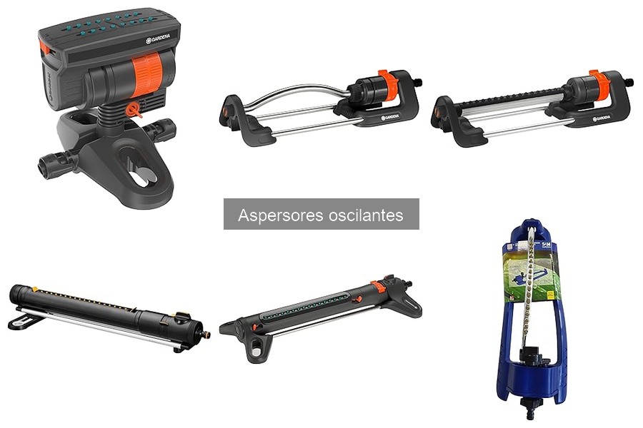 Accesorios útiles para aspersores oscilantes en jardinería