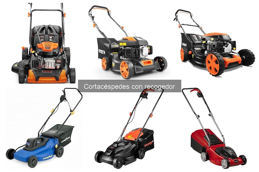 Accesorios útiles para cortacéspedes con recogedor