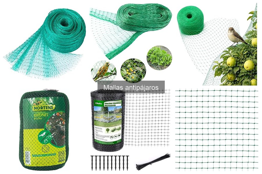 ¿Afectan las mallas antipájaros a la polinización?