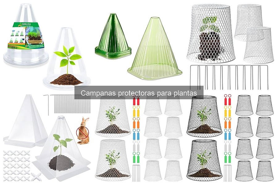 Alternativas a campanas protectoras para plantas