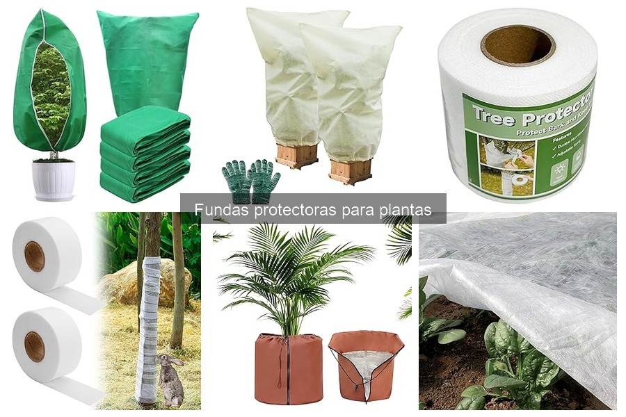 Alternativas a fundas protectoras para plantas