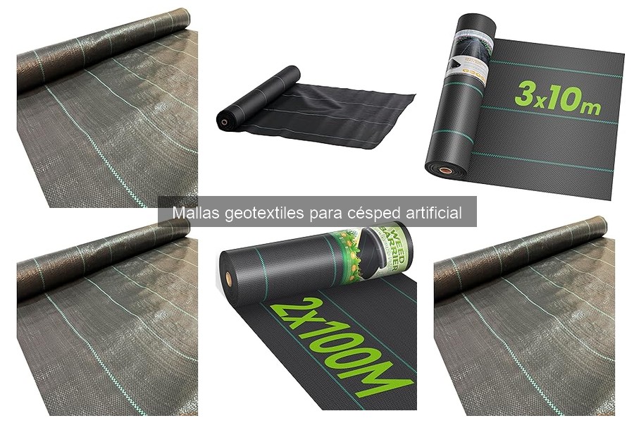 Alternativas a las mallas geotextiles para césped artificial