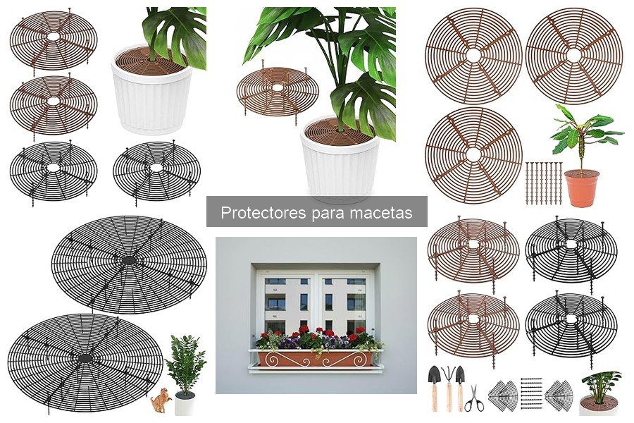 Alternativas creativas a protectores para macetas