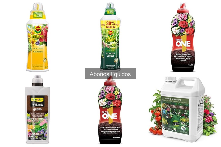 Alternativas ecológicas a abonos líquidos convencionales