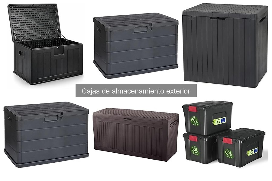 Cajas de Almacenamiento Exterior para Espacios Pequeños