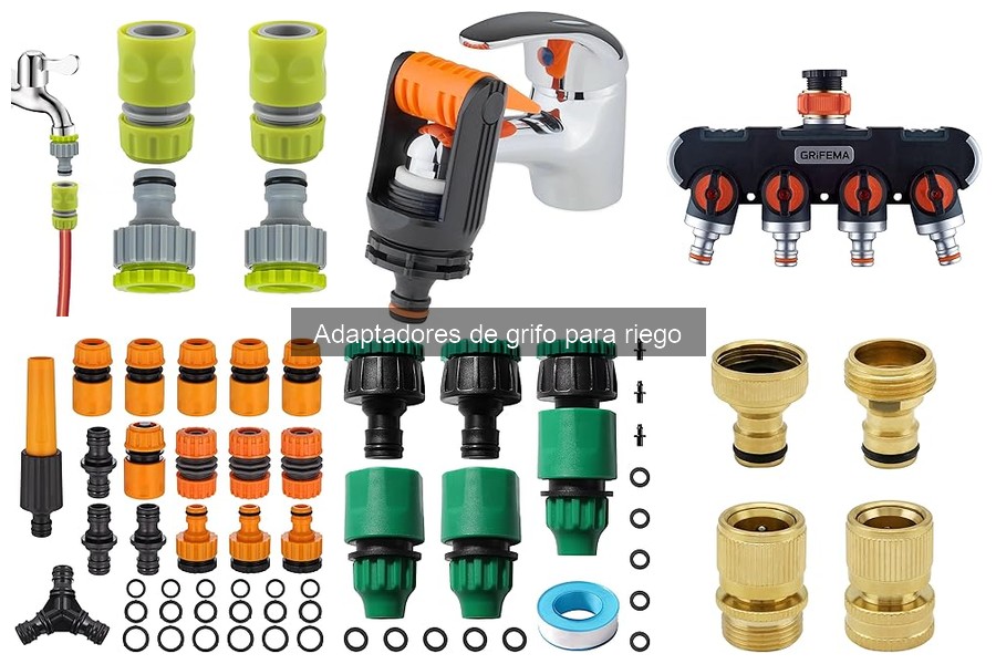 Cómo elegir el adaptador de grifo ideal para riego