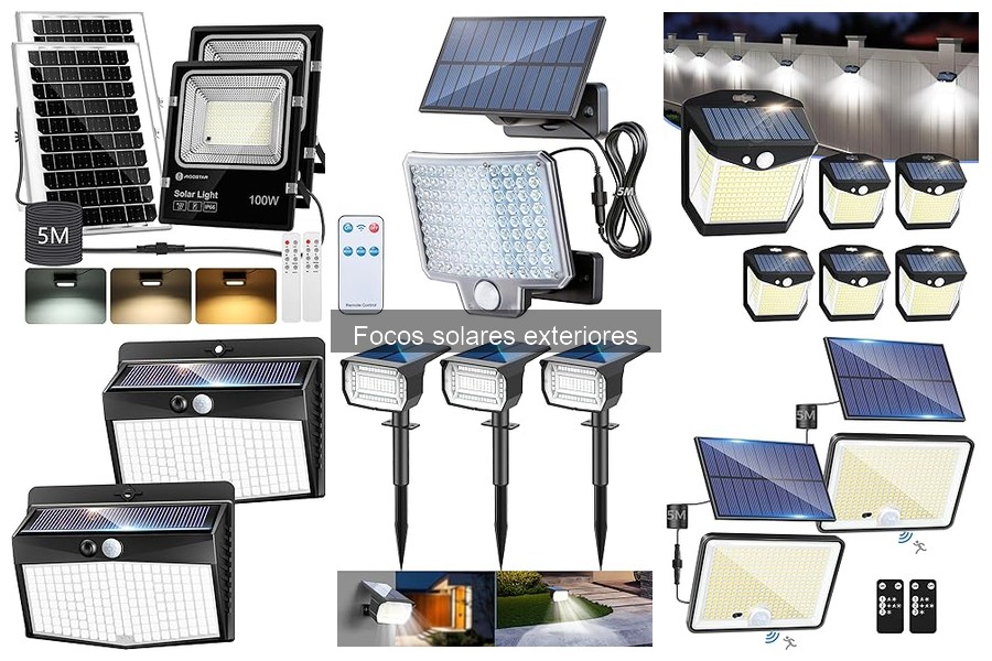 Cómo elegir focos solares exteriores para tu espacio