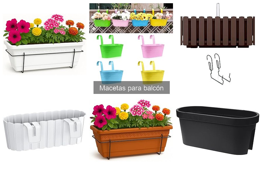 Cómo elegir la maceta adecuada para plantas de balcón