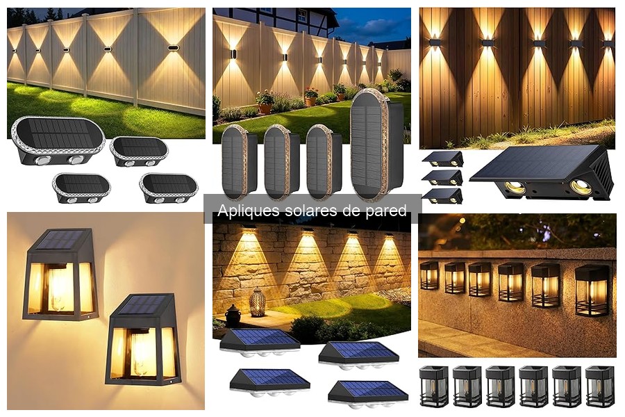 Cómo elegir los mejores apliques solares de pared para tu hogar