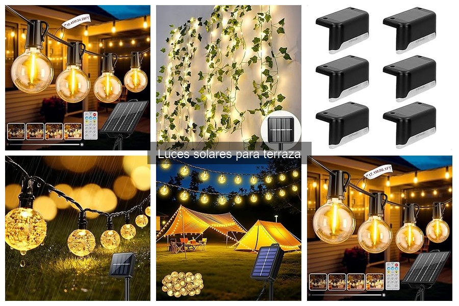 Cómo elegir luces solares para tu terraza: guía de compra