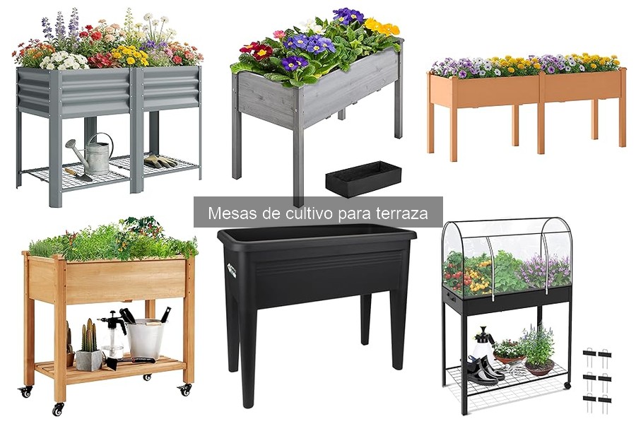 Cómo maximizar el espacio en tu mesa de cultivo para terraza