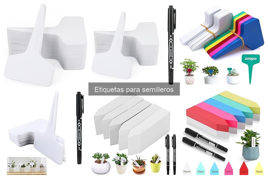 Cómo usar etiquetas para semilleros de manera efectiva
