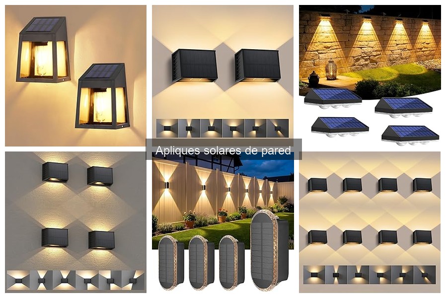 Comparativa: Apliques solares de pared vs luces de jardín