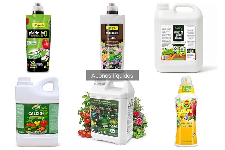 Comparativa de Abonos Líquidos: Mejores Marcas y Precios
