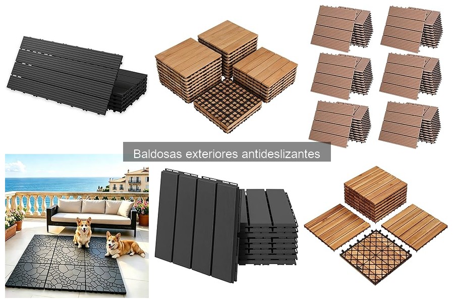 Comparativa de Baldosas Antideslizantes vs Suelos Exteriores