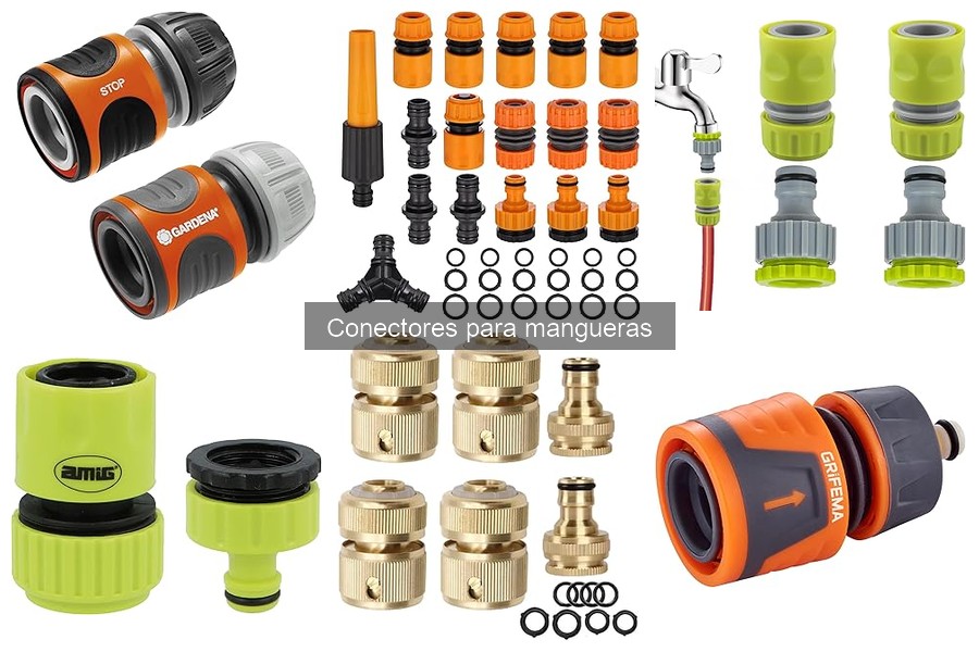 Comparativa de conectores para mangueras: Uni-Fine vs Amig vs Gardena
