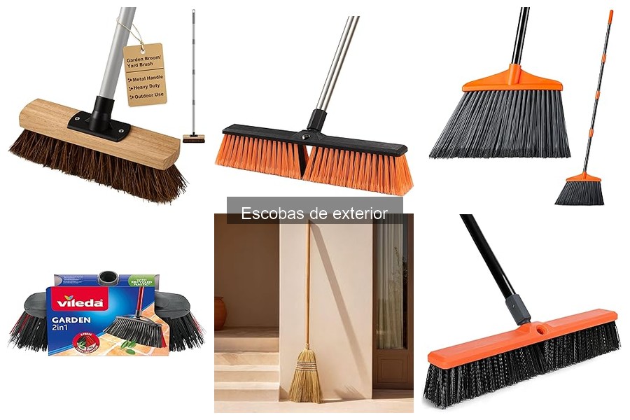 Comparativa de Escobas de Exterior: Opiniones y Marcas