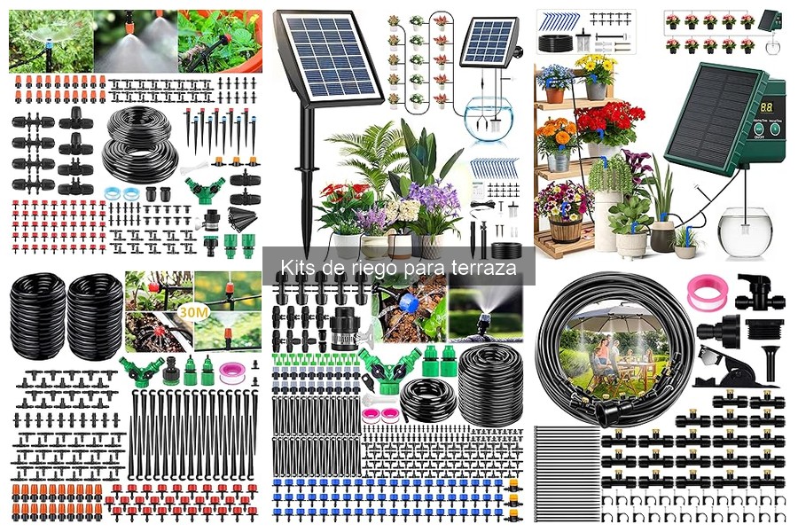 Comparativa de Kits de Riego Manuales y Automáticos para Terraza