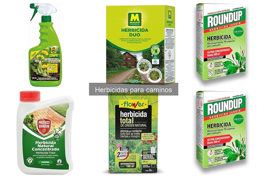 Comparativa de los mejores herbicidas para caminos