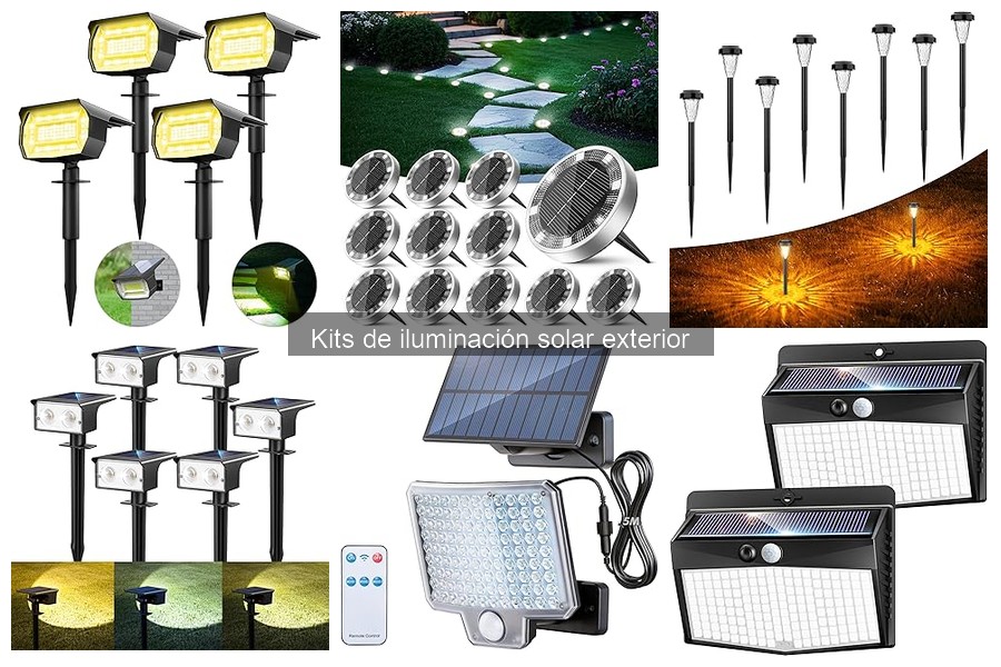 Comparativa de los Mejores Kits de Iluminación Solar Exterior