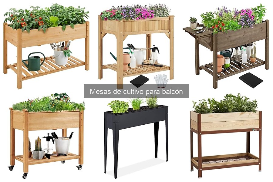Comparativa de Mesas de Cultivo para Balcón: Las Mejores Opciones