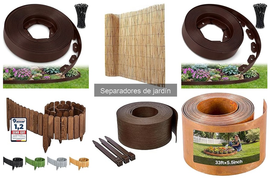 Comparativa de Separadores de Jardín: Madera vs. Plástico