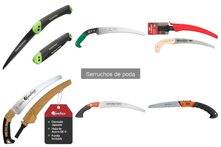 Comparativa de serruchos de poda para tus plantas
