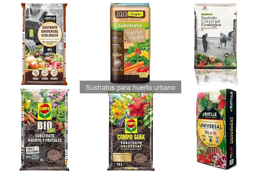Comparativa de Sustratos para Huertos Urbanos