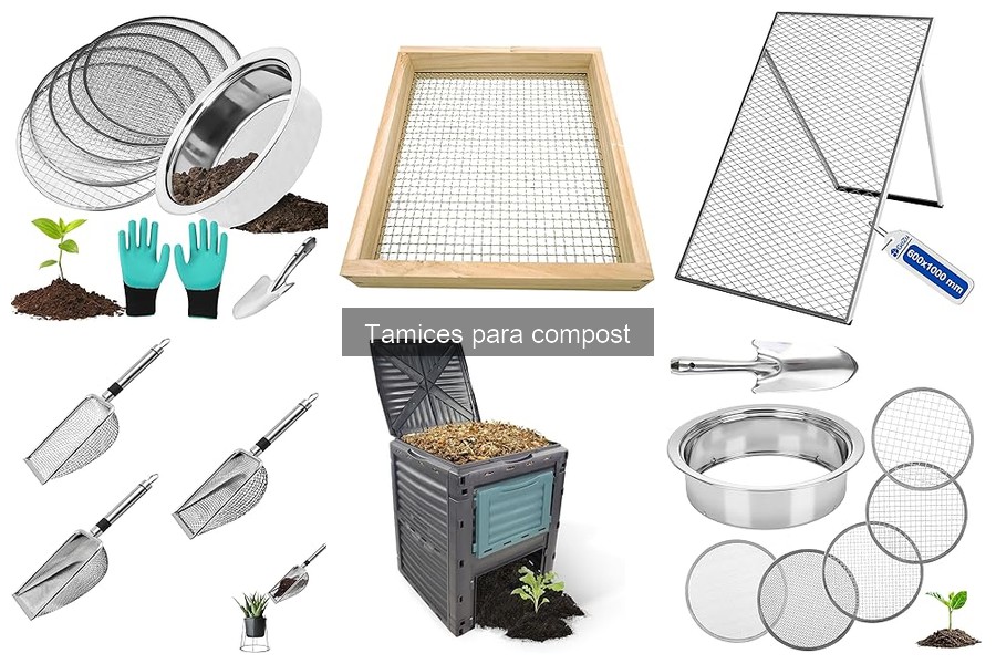 Comparativa de tamices manuales y eléctricos para compost