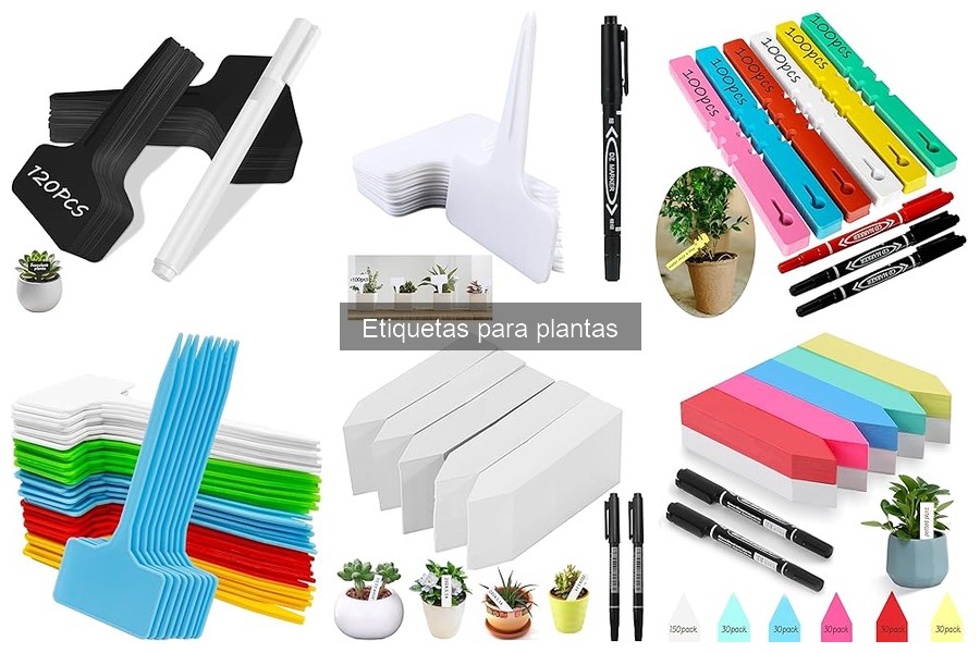 Comparativa: Etiquetas para plantas de madera y plástico