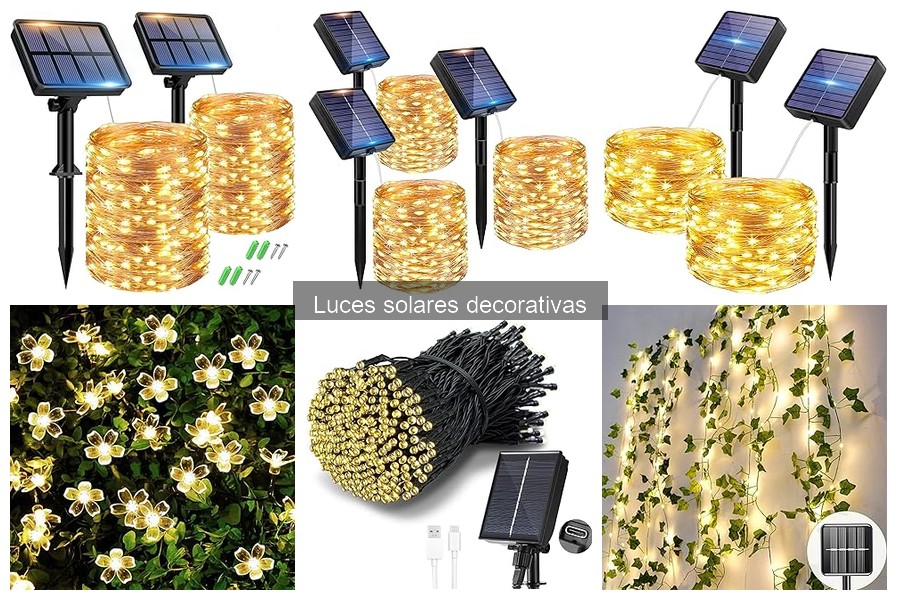 Comparativa: Luces Solares vs. Luces Eléctricas Decorativas