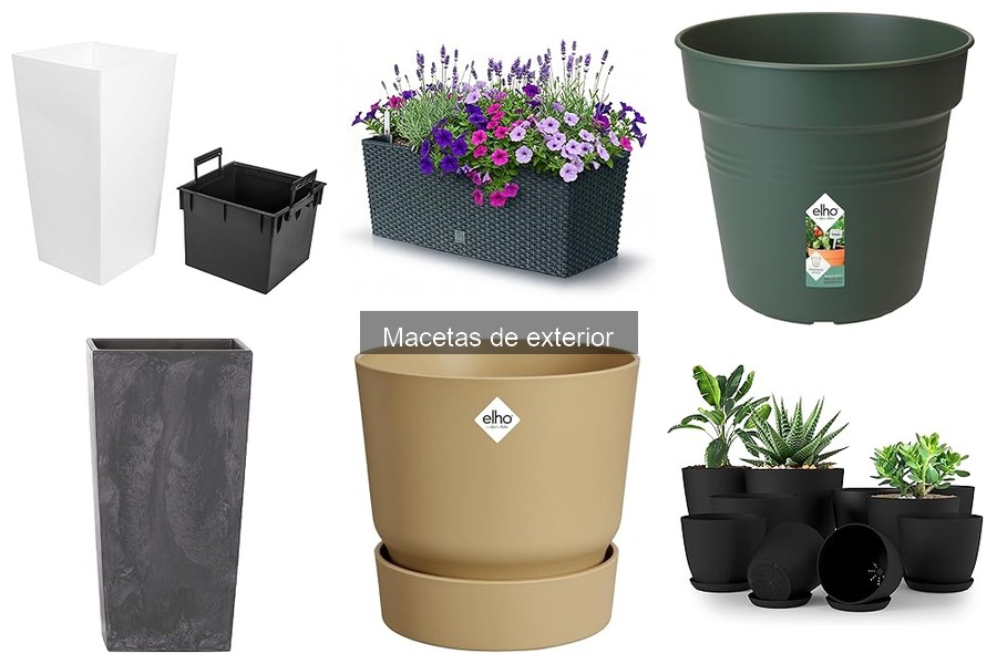 Comparativa: Macetas de plástico vs barro para exteriores