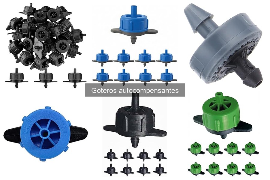 ¿Cuánto tiempo riega un gotero autocompensante?