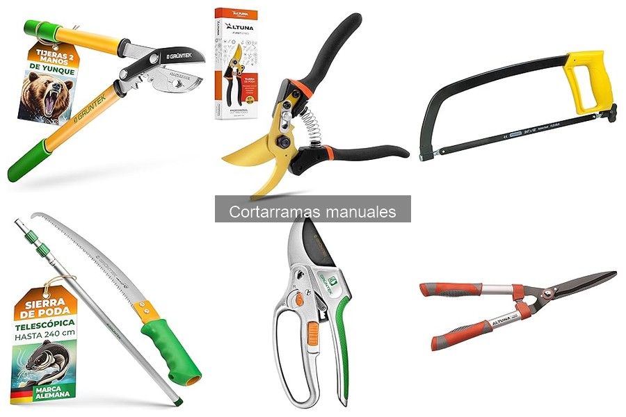 Diferencias entre cortarramas manuales y eléctricos
