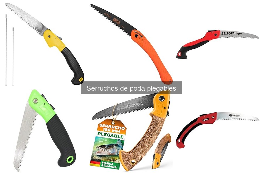 ** Diferencias entre serruchos de poda plegables y fijos