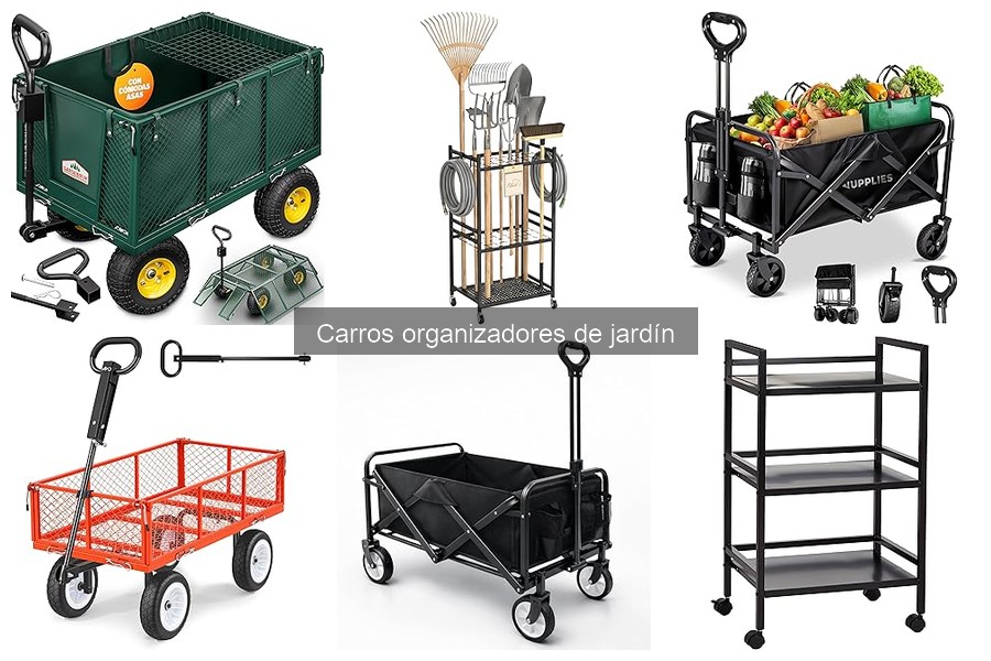 Dónde comprar carros organizadores de jardín: opciones y tips