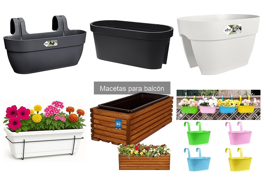 Dónde comprar macetas para balcón a buen precio