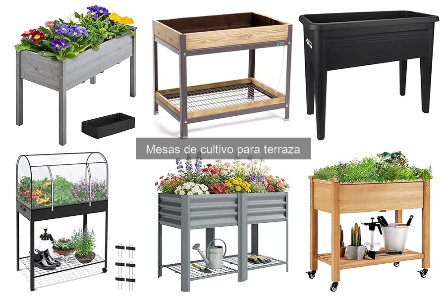 Dónde comprar mesas de cultivo para terraza al mejor precio