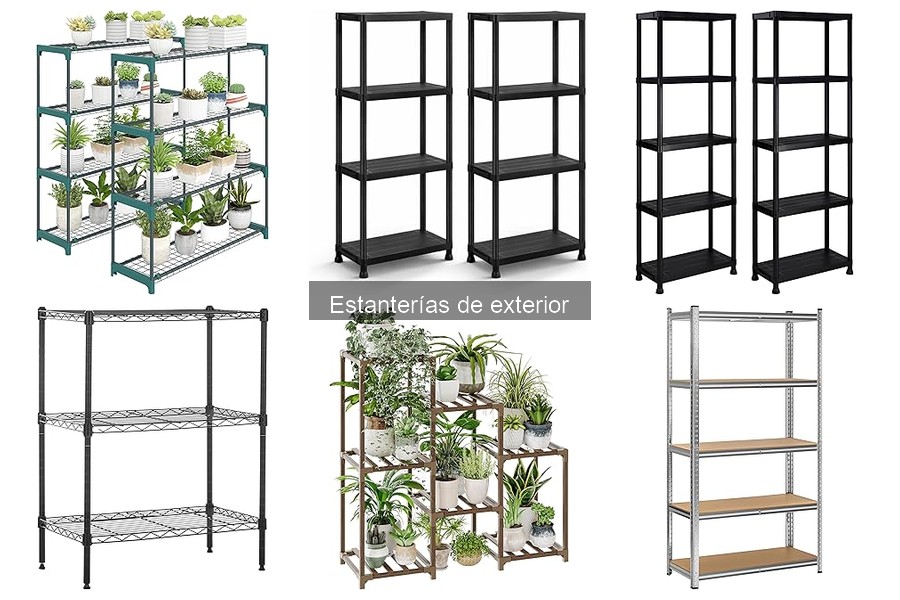 Estanterías de exterior con ruedas: pros y contras