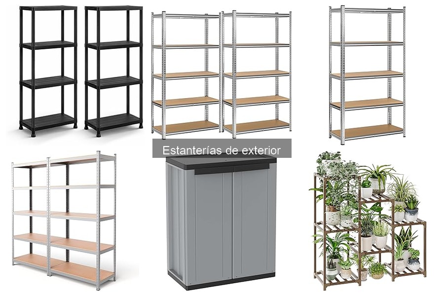 Estanterías de exterior resistentes al clima: ¿qué buscar?