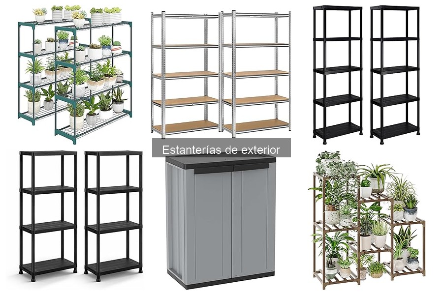 Estanterías ideales para balcón: características y opciones