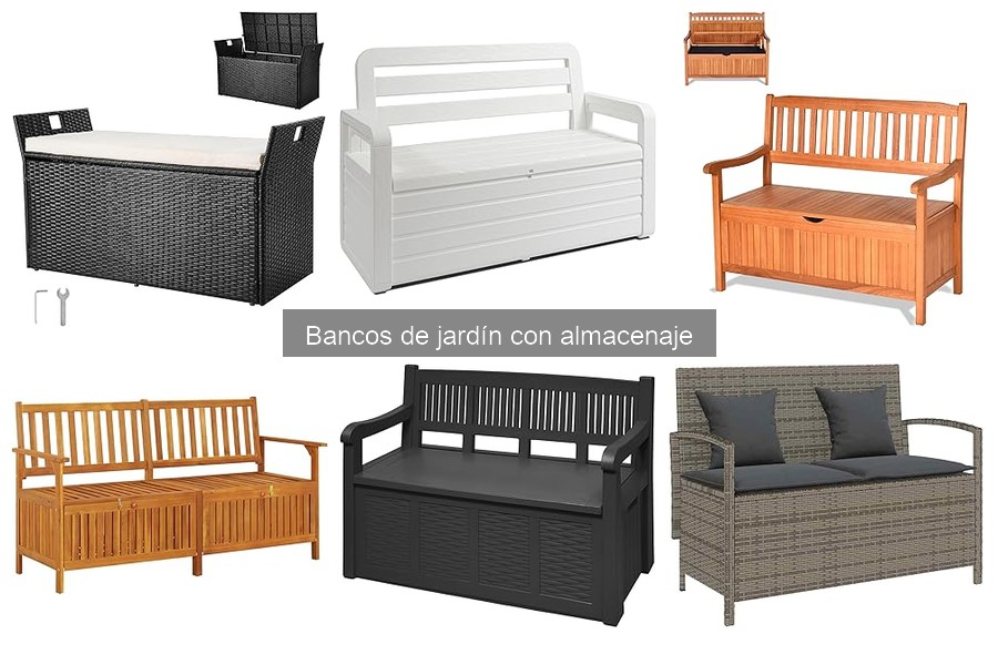 Guía de compra: Bancos de jardín con almacenaje