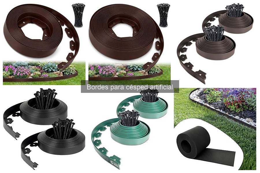 Guía de instalación de bordes para césped artificial