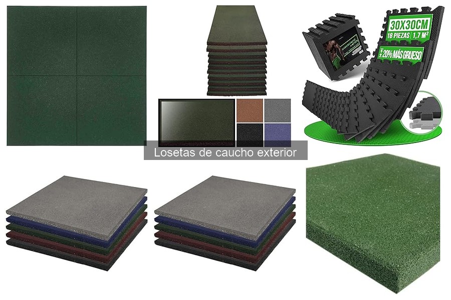 Guía para Elegir Losetas de Caucho para Exteriores