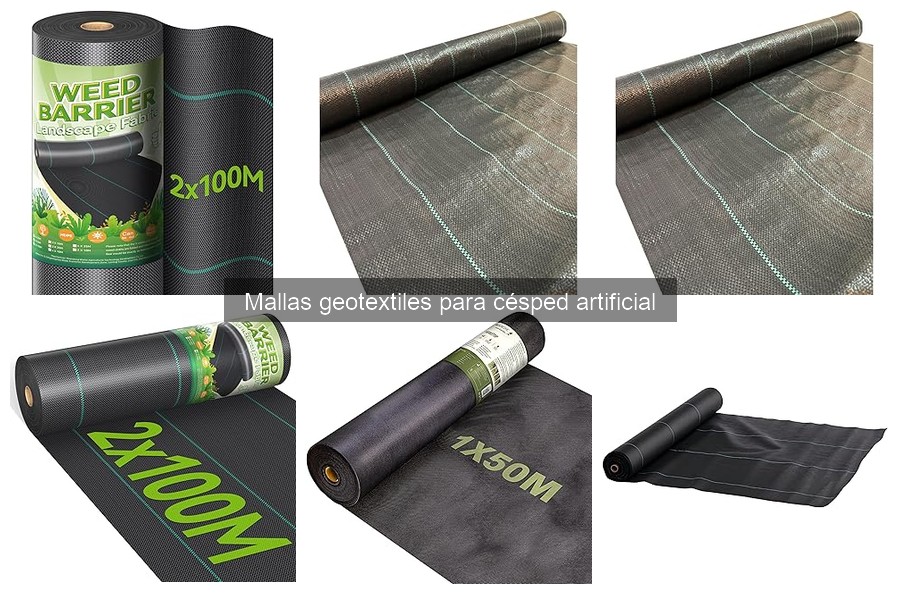 Guía para elegir mallas geotextiles para césped artificial