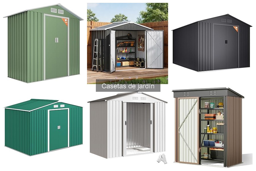 Ideas decorativas para tu caseta de jardín