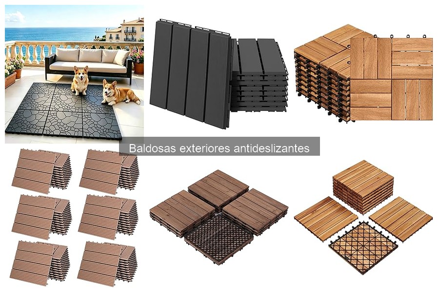 Instalación de baldosas exteriores antideslizantes: guíate bien