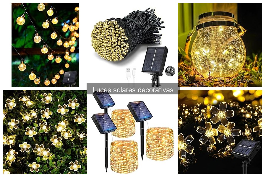 Luces solares decorativas: ¿Qué son y sus ventajas?